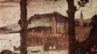 Картина автора Боттичелли Сандро под названием The temptation Christ