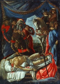 Картина автора Боттичелли Сандро под названием The Discovery of the Murder of Holofernes