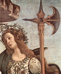 Картина автора Боттичелли Сандро под названием Minerva and the Centaur