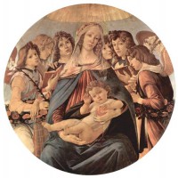 Картина автора Боттичелли Сандро под названием Madonna with six angels