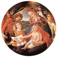 Картина автора Боттичелли Сандро под названием Madonna with Christ Child and Angels