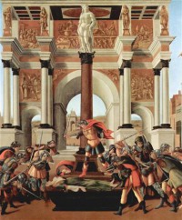 Картина автора Боттичелли Сандро под названием Death of  Lucretia