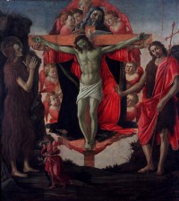Картина автора Боттичелли Сандро под названием Holy Trinity