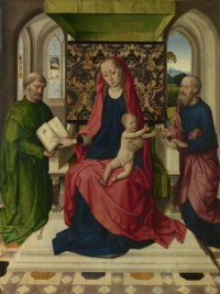 Картина автора Боутс Дирк под названием The Virgin and Child with Saint Peter and Saint Paul