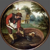 Картина автора Брейгель Младший Питер под названием Фламандские пословицы