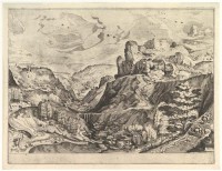 Картина автора Брейгель Старший Питер под названием Большой альпийский пейзаж