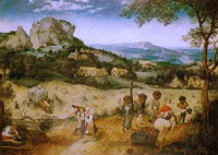 Картина автора Брейгель Старший Питер под названием Сенокос-июль
