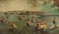 Картина автора Брейгель Старший Питер под названием Hafen von Neapel