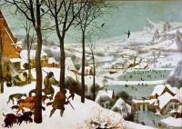 Картина автора Брейгель Старший Питер под названием Охотники на снегу