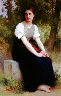 Картина автора Бугеро Вильям-Адольф под названием The Song of the Nightingale