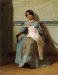 Картина автора Бугеро Вильям-Адольф под названием A Portrait of Leonie Bouguereau