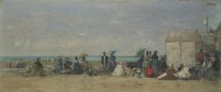 Картина автора Буден Эжен под названием Beach Scene, Trouville
