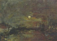 Картина автора Буден Эжен под названием Abenddammerung uber dem Hafen von Le Havre