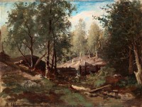 Картина автора Валберг Альфред под названием Forest landscape