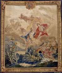 Картина автора Буше Франсуа под названием Apollo and Clytie, tapestry by Beauvais Tapestry Manufactory designed by François Boucher