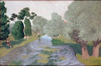 Картина автора Валлоттон Феликс под названием Пейзаж. Арк-ла-Батай