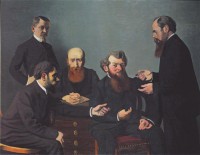 Картина автора Валлоттон Феликс под названием Пятеро художников