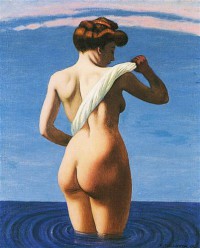 Картина автора Валлоттон Феликс под названием Bathing Woman, Washing Her Back with a Rolled Linen