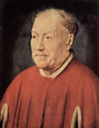 Картина автора ван Эйк Ян под названием portrait of cardinal albergati