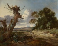 Картина автора Вейнантс Ян под названием A Landscape with Two Dead Trees