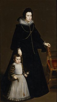 Картина автора Веласкес Диего под названием Antonia de Ipenarrieta y Galdos and her son Luis