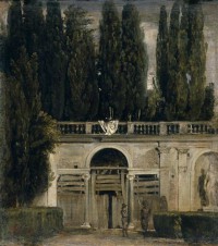 Картина автора Веласкес Диего под названием The Medici Gardens in Rome