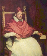 Картина автора Веласкес Диего под названием Portrait of Pope Innocent X