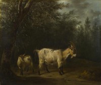 Картина автора Велде Адриан под названием A Goat and a Kid