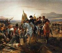 Картина автора Верне Эмиль-Жан-Орас под названием Bataille de Friedland en Russe  				 - Битва при Фридланде