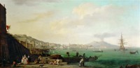Картина автора Верне Клод Жозеф под названием View of Naples with Mt. Vesuvius