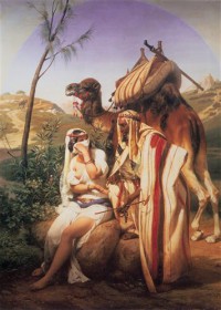 Картина автора Верне Эмиль-Жан-Орас под названием Иуда и Фамарь