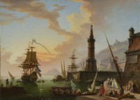 Картина автора Верне Клод Жозеф под названием A Seaport