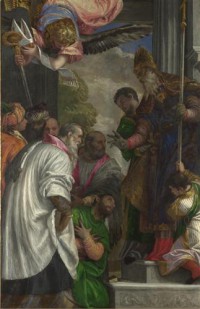 Картина автора Веронезе Паоло под названием The Consecration of Saint Nicholas