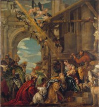 Картина автора Веронезе Паоло под названием The Adoration of the Kings
