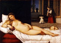 Картина автора Вечеллио Тициан под названием Venere di Urbino  				 - Венера Урбинская