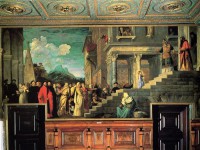 Картина автора Вечеллио Тициан под названием Presentation of the Virgin at the Temple