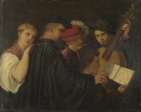 Картина автора Вечеллио Тициан под названием A Concert