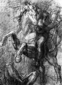 Картина автора Вечеллио Тициан под названием Cavalier Over a Fallen Adversary