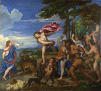 Картина автора Вечеллио Тициан под названием Bacchus and Ariadne  				 - Бахус и Ариадна