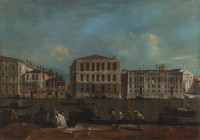 Картина автора Гварди Франческо под названием The Grand Canal with Palazzo Pesaro
