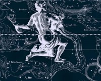 Картина автора Гевелий Ян под названием Uranographia - Aquarius  				 - Уранография - Водолей