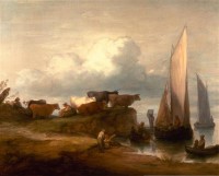 Картина автора Гейнсборо Томас под названием Coastal Landscape