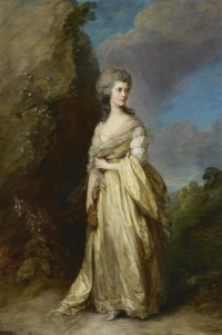 Картина автора Гейнсборо Томас под названием Портрет миссис Петры Уильям Бейкер