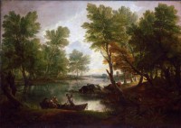 Картина автора Гейнсборо Томас под названием River Landscape