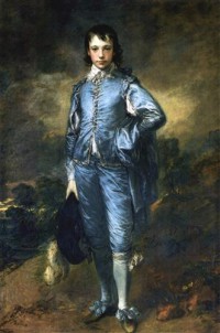 Картина автора Гейнсборо Томас под названием The boy in blue (Blue boy)  				 - Мальчик в голубом