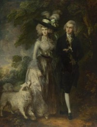 Картина автора Гейнсборо Томас под названием Mr and Mrs William Hallett