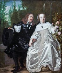 Картина автора Гельст Бартоломеус под названием Artshooter - Abraham del Court en zijn echtgenote Maria de Keerssegieter