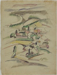 Картина автора Глез Альбер под названием Houses in a Valley