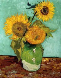 Картина автора Винсент Ван Гог под названием sunflowers  				 - подсолнухи