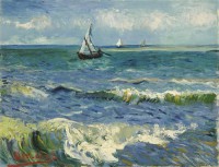 Картина автора Винсент Ван Гог под названием Seascape near Les Saintes-Maries-de-la-Mer  				 - Сент-Мари-де-ла-Мер